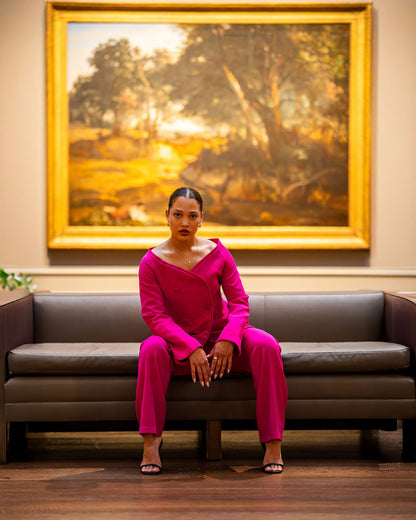 The Nova Tailored Blazer - Pink