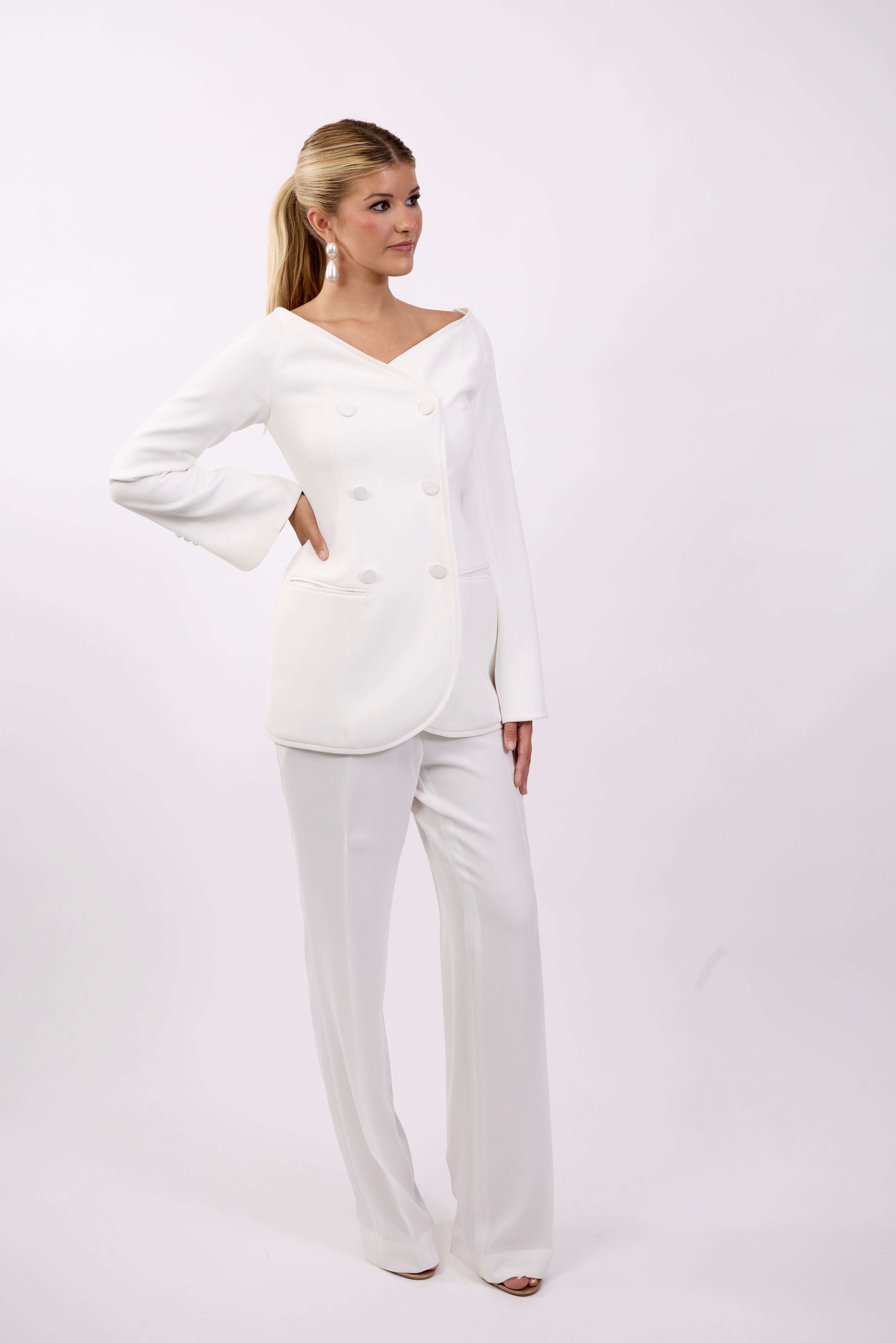 Nova Pants - High Waisted Tailored Trousers