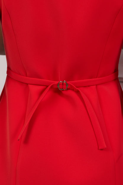 The Ava Waistcoat - Sculpted Tailored Vest - Tangerine